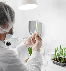 Lab worker